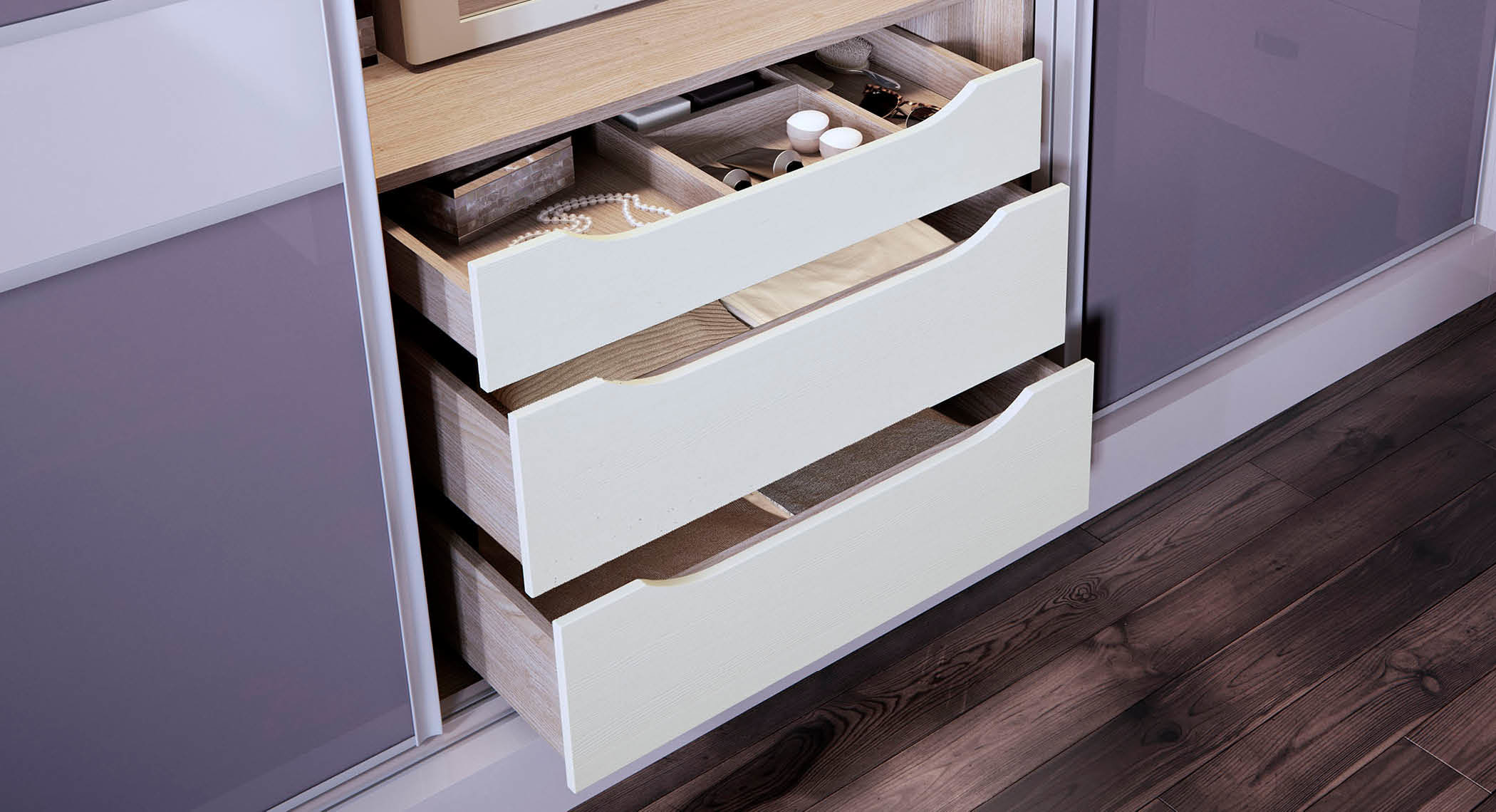 soft closing bedroom drawers