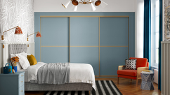 Sliding wardrobe doors in fjord