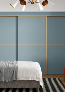Sliding wardrobe doors in fjord