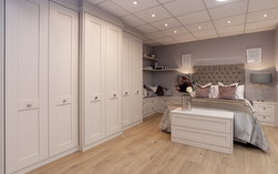 Croft Dove Grey Bedroom Fitted Wardrobes