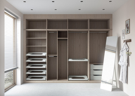 Avon fitted bedroom with clean interior storage