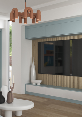 Aspen fitted living room furniture in fjord finish