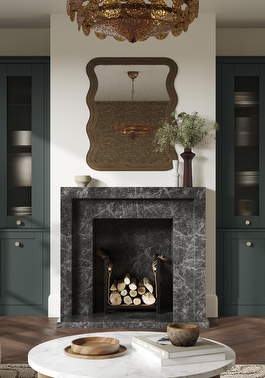 Croft heritage green fitted living room furniture