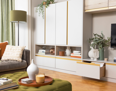 Linje fitted tv unit and storage