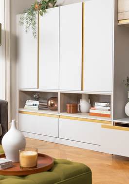 Linje fitted tv unit and storage