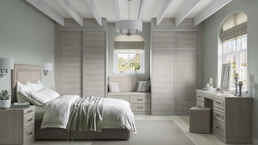 sliding fitted doors in Nordic Grey