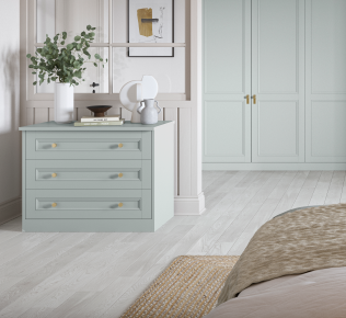 Cliveden Green Tea Fitted Bedroom Furniture