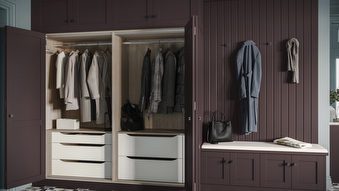 Elemore juniper boot room with storage
