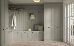 Cliveden Fitted French Grey Boot Room