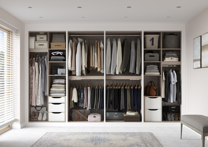 Space Luxe fitted wardrobe interior
