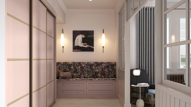 sliding wardrobe doors in Peony