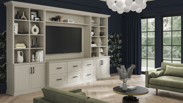 Langton mussel fitted tv unit